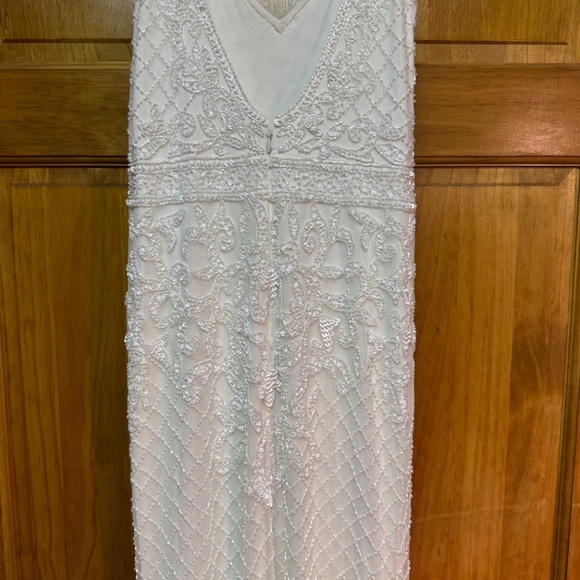 Lulu’s beaded and sequined wedding dress - heavy with beads tags cut out SMALL - Picture 13 of 17